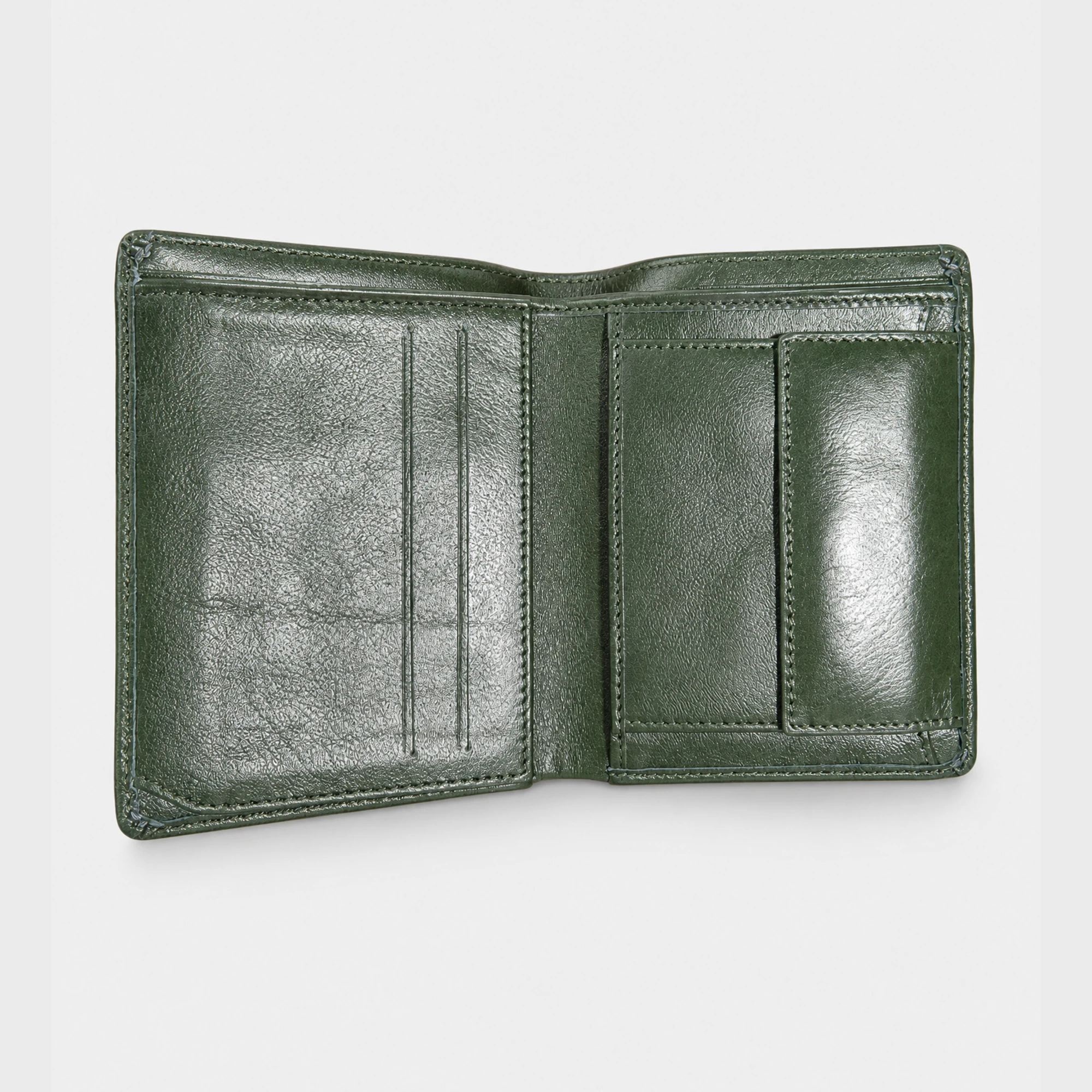 Kellon Bifold Leather Wallet Olive - DWK101O
